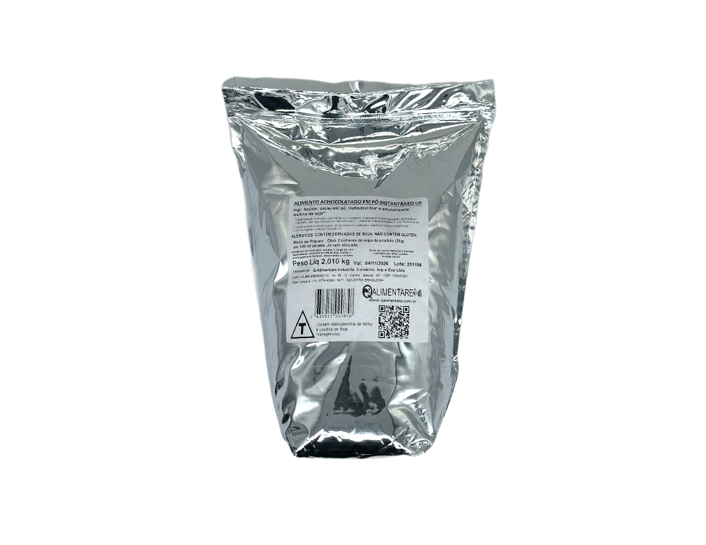 ACHOCOLATADO EM PÓ UP Q-ALIMENTARE 2,01 KG (FDO 5 PCT)